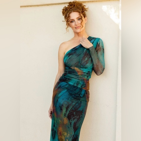 Zara Mesh Asymmetrical Top & Midi Skirt Set S | Screen Worn Cruel Intentions - Picture 3 of 14